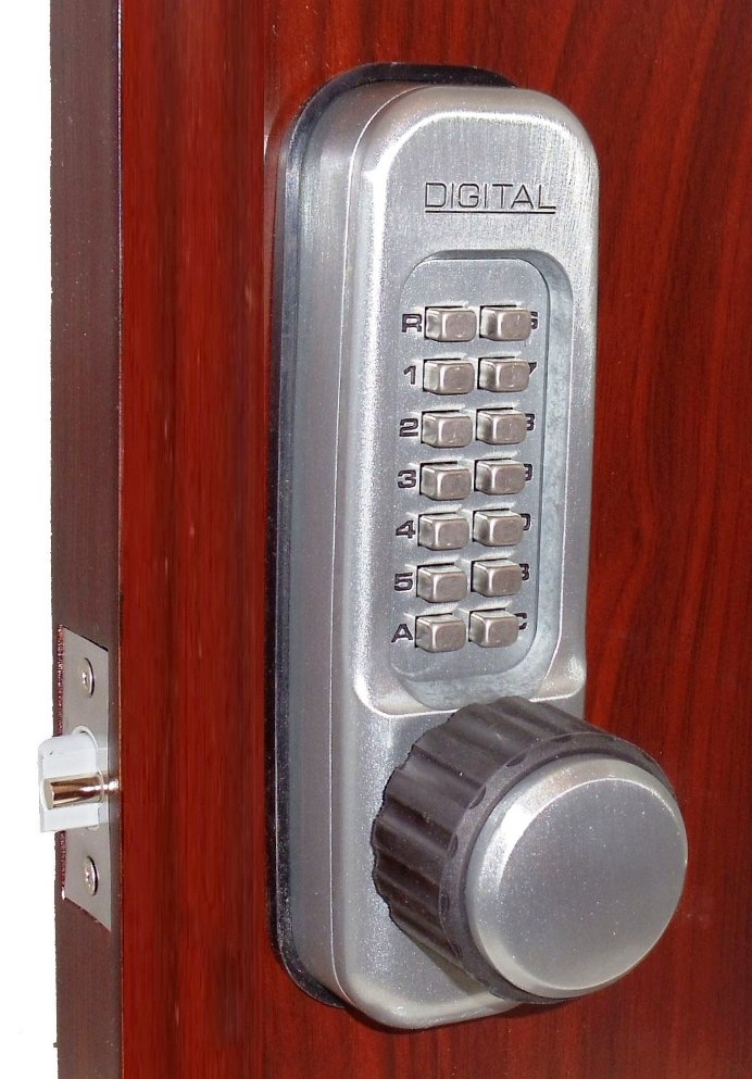 Keyless Gate Lock Lockey 1600DC Spring Latch Double Sided Mechanical