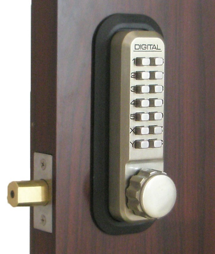 Keyless Gate Lock Lockey 2210 Deadbolt Single Sided Mechanical